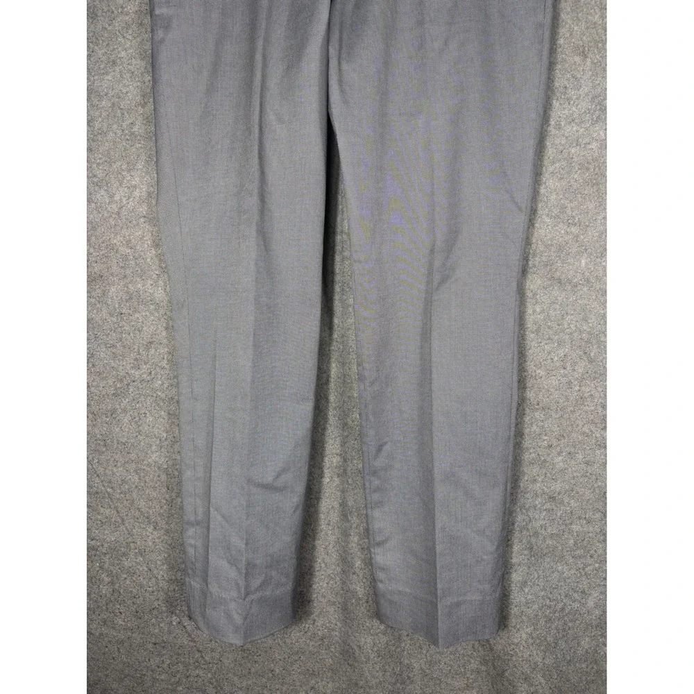 Banana Republic Slim Fit Gray‎ Cotton Blend Dress Pants Mens 32x30 Flat Front
